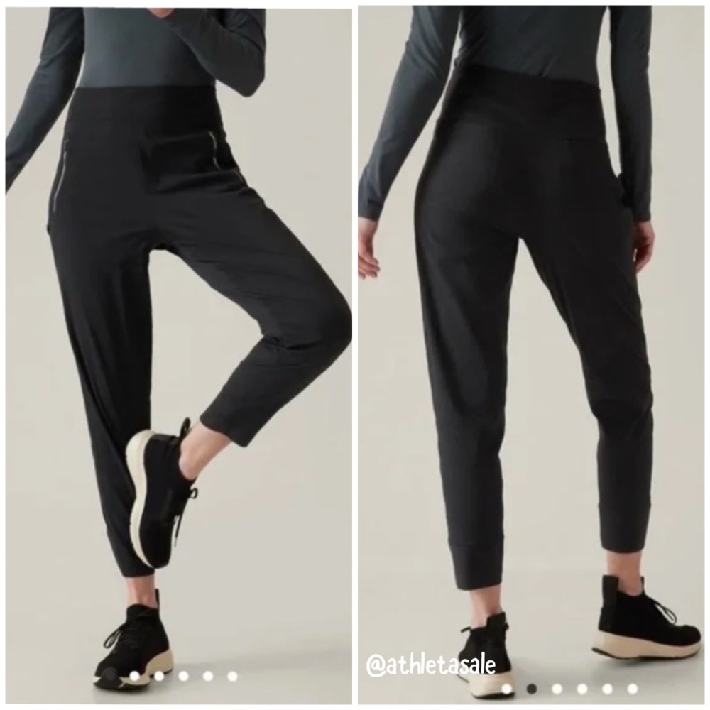 NWT Athleta Trekkie North Jogger // Black #533655